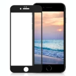 Iphone 6s Plus Full Tempered Glass, Sensitive touch, 9H Hardness, Anti-Scratch Edge to Edge Full Glue Tempered Mobile Screen protector (Black)