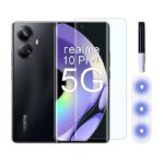 Realme 10 Pro Plus 5G Full Tempered Glass, Sensitive touch, 9H Hardness, Anti-Scratch Edge to Edge Full Glue Tempered Mobile Screen protector