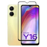 Vivo Y16 Full Tempered Glass, Sensitive touch, 9H Hardness, Anti-Scratch Edge to Edge Full Glue Tempered Mobile Screen protector