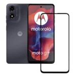 (Pack of 3) Motorola Moto G04s Full Tempered Glass Screen Protector – Military-Grade Durability, High-Density Glass, 9H Hardness, Anti-Scratch, Sensitive Touch, Edge-to-Edge, Full Glue Coverage, Bubble-Free