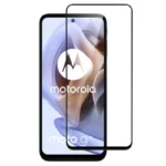 (Pack of 3) Motorola Moto G31 Full Tempered Glass Screen Protector – Military-Grade Durability, High-Density Glass, 9H Hardness, Anti-Scratch, Sensitive Touch, Edge-to-Edge, Full Glue Coverage, Bubble-Free
