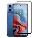 (Pack of 3) Motorola Moto G34 5G Full Tempered Glass Screen Protector – Military-Grade Durability, High-Density Glass, 9H Hardness, Anti-Scratch, Sensitive Touch, Edge-to-Edge, Full Glue Coverage, Bubble-Free
