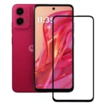 (Pack of 3) Motorola Moto G45 5G Full Tempered Glass Screen Protector – Military-Grade Durability, High-Density Glass, 9H Hardness, Anti-Scratch, Sensitive Touch, Edge-to-Edge, Full Glue Coverage, Bubble-Free