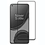 (Pack of 3) OnePlus 9 Full Tempered Glass Screen Protector – Military-Grade Durability, High-Density Glass, 9H Hardness, Anti-Scratch, Sensitive Touch, Edge-to-Edge, Full Glue Coverage, Bubble-Free