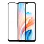 (Pack of 3) Oppo A18 Full Tempered Glass Screen Protector – Military-Grade Durability, High-Density Glass, 9H Hardness, Anti-Scratch, Sensitive Touch, Edge-to-Edge, Full Glue Coverage, Bubble-Free