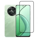 (Pack of 3) Realme 12X 5G Full Tempered Glass Screen Protector – Military-Grade Durability, High-Density Glass, 9H Hardness, Anti-Scratch, Sensitive Touch, Edge-to-Edge, Full Glue Coverage, Bubble-Free