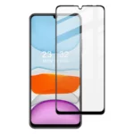 (Pack of 3) Realme Narzo N53 Full Tempered Glass Screen Protector – Military-Grade Durability, High-Density Glass, 9H Hardness, Anti-Scratch, Sensitive Touch, Edge-to-Edge, Full Glue Coverage, Bubble-Free