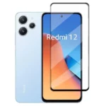 (Pack of 3) Redmi 12 5G Full Tempered Glass Screen Protector – Military-Grade Durability, High-Density Glass, 9H Hardness, Anti-Scratch, Sensitive Touch, Edge-to-Edge, Full Glue Coverage, Bubble-Free