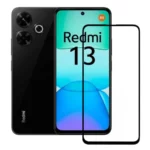 (Pack of 3) Redmi 13 4G Full Tempered Glass Screen Protector – Military-Grade Durability, High-Density Glass, 9H Hardness, Anti-Scratch, Sensitive Touch, Edge-to-Edge, Full Glue Coverage, Bubble-Free