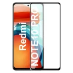 (Pack of 3) Redmi Note 10 Pro Full Tempered Glass Screen Protector – Military-Grade Durability, High-Density Glass, 9H Hardness, Anti-Scratch, Sensitive Touch, Edge-to-Edge, Full Glue Coverage, Bubble-Free