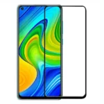 (Pack of 3) Redmi Note 9 Full Tempered Glass Screen Protector – Military-Grade Durability, High-Density Glass, 9H Hardness, Anti-Scratch, Sensitive Touch, Edge-to-Edge, Full Glue Coverage, Bubble-Free