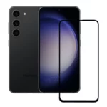 (Pack of 3) Samsung Galaxy S23 5G Full Tempered Glass Screen Protector – Military-Grade Durability, High-Density Glass, 9H Hardness, Anti-Scratch, Sensitive Touch, Edge-to-Edge, Full Glue Coverage, Bubble-Free