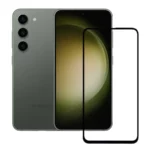 (Pack of 3) Samsung Galaxy S23 Plus 5G Full Tempered Glass Screen Protector – Military-Grade Durability, High-Density Glass, 9H Hardness, Anti-Scratch, Sensitive Touch, Edge-to-Edge, Full Glue Coverage, Bubble-Free