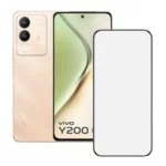 (Pack of 3) Vivo Y200e 5G Full Tempered Glass Screen Protector – Military-Grade Durability, High-Density Glass, 9H Hardness, Anti-Scratch, Sensitive Touch, Edge-to-Edge, Full Glue Coverage, Bubble-Free