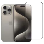 (Pack of 3) iPhone 15 Pro Max Full Tempered Glass Screen Protector – Military-Grade Durability, High-Density Glass, 9H Hardness, Anti-Scratch, Sensitive Touch, Edge-to-Edge, Full Glue Coverage, Bubble-Free