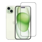 (Pack of 3) iPhone 15 Plus Full Tempered Glass Screen Protector – Military-Grade Durability, High-Density Glass, 9H Hardness, Anti-Scratch, Sensitive Touch, Edge-to-Edge, Full Glue Coverage, Bubble-Free